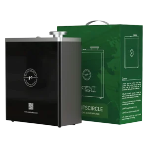 Scentscircle Modern scent diffuser with packaging.